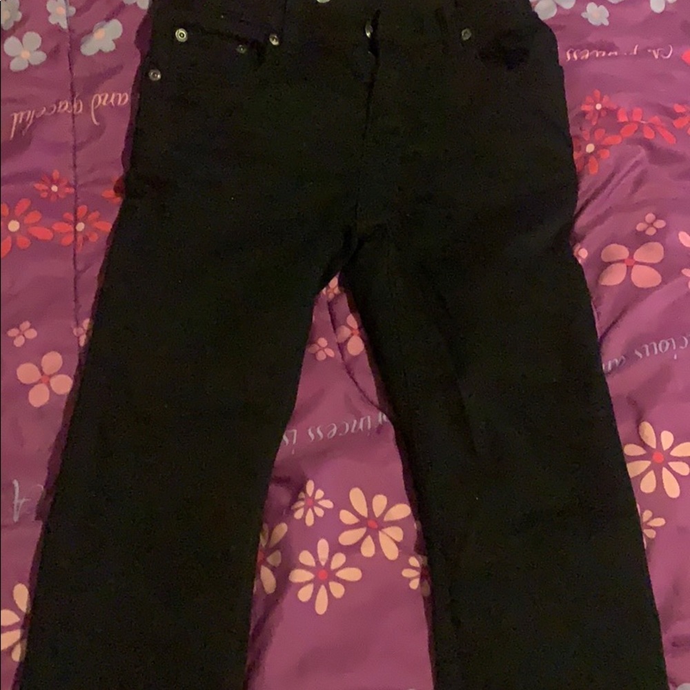 Girls black jeans